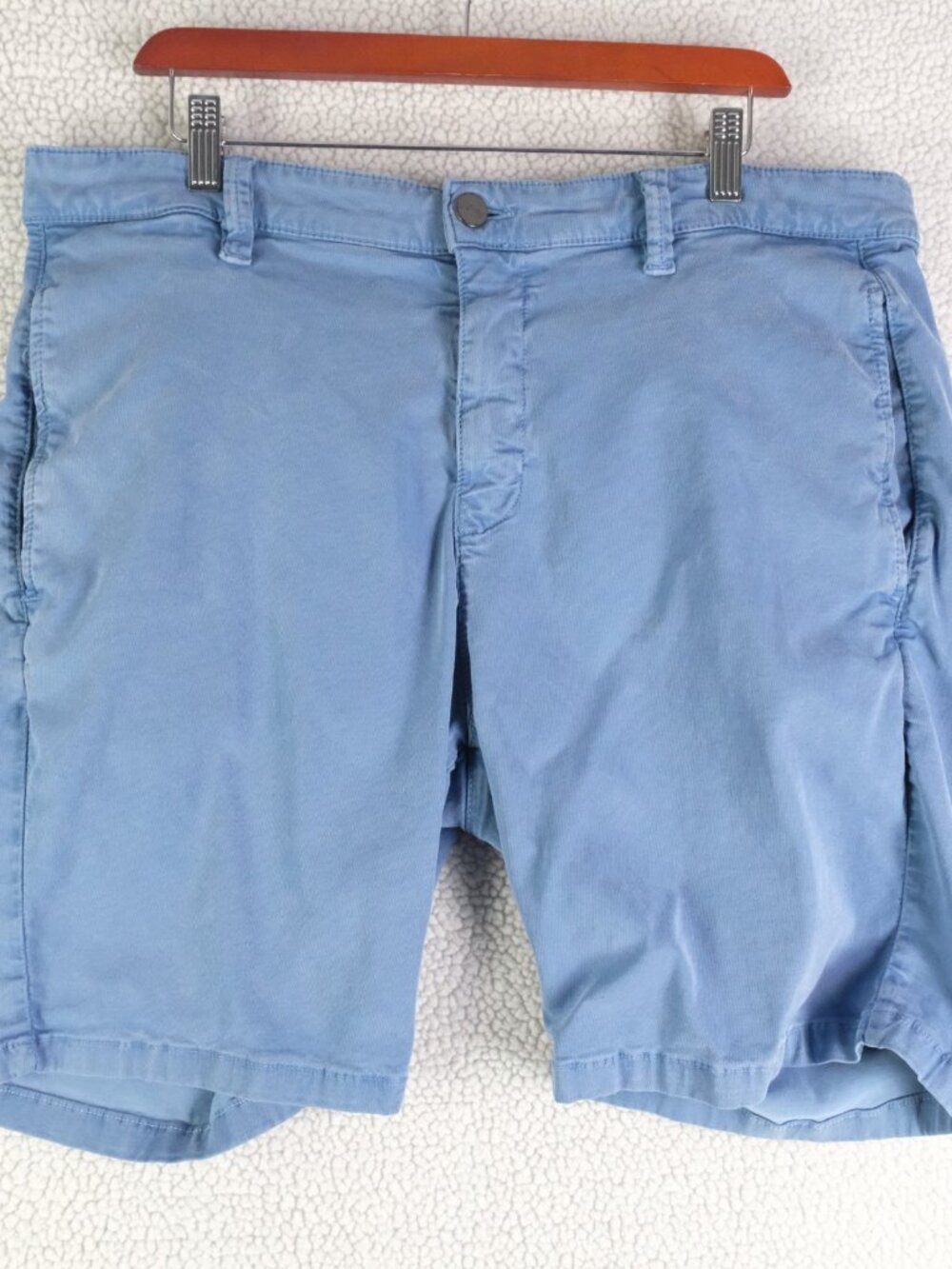 34 Heritage Shorts Mens 36 Blue Chino Lyocell Stretch Lightweight Summer